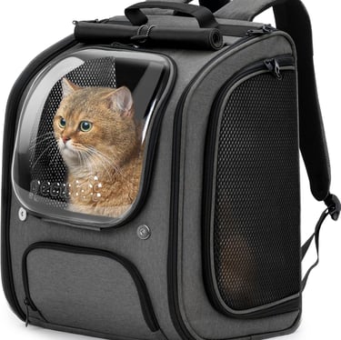 Pecute Bubble Cat Backpack, Large Space Cat Backpack Carrier with Breathable Mesh