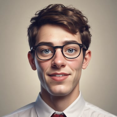 Man discussing website design ideas with a colleague in a bright meeting room.