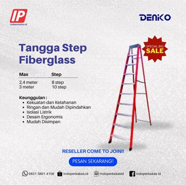 Tangga PLN Semarang 2 Meter