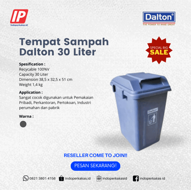 tempat sampah 30 liter 