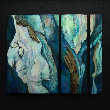 "Powerful Forces" Colored Pencil on Hydrostone $650