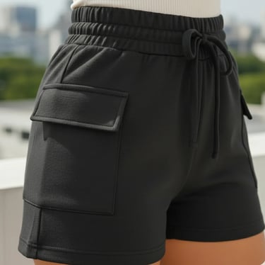 Kit 2 Short Cargo Feminino Moletinho Verão 