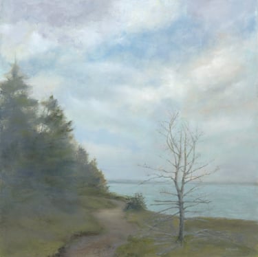 UNFOLDING 24" X 24" Painting by Mary Kersell