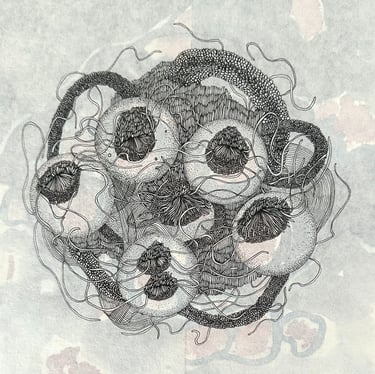 NEBULUM SEEDS I - Ink by Janet Griffen