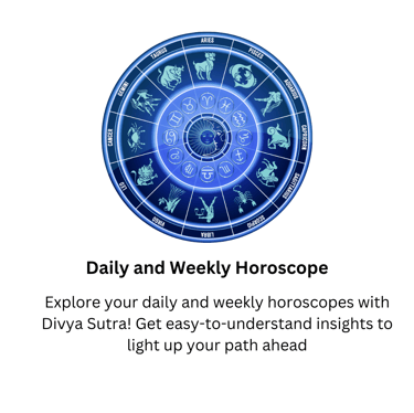 Image of Horoscope feature provided by divya sutra