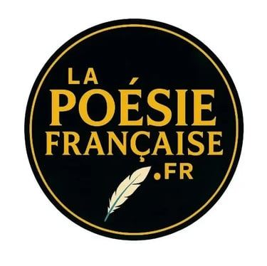 Logo officiel de La Poésie Française, site littéraire dédié aux poèmes et à la poésie française mode