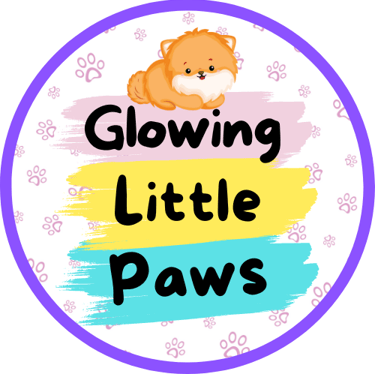 Glowing Little Paws logo little puppy