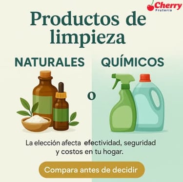 Comparativa de productos de limpieza