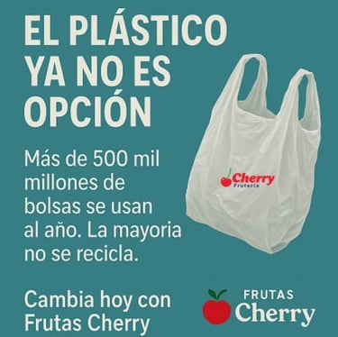  Comparativa visual de bolsas de tela y plástico