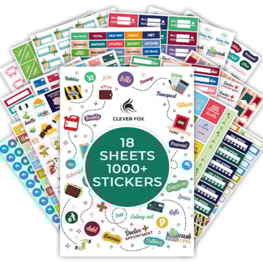 Clever Fox Budget Stickers