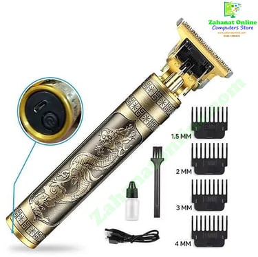 T9 Vintage Rechargeable Hair Trimmer and Shaver for Men zahanatonline.com