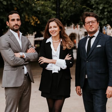 L'équipe d'associés-fondateurs du cabinet LAD Avocats à Paris 04