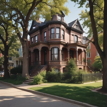 A charming bungalow with a garden.