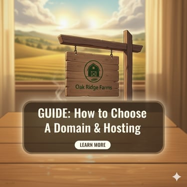 How to choose a Domain and Hosting for your Farm Website