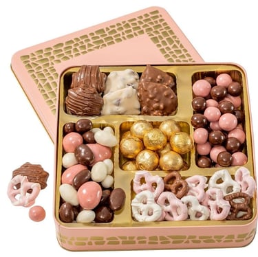 Gift Basket for Women | Chocolate Covered Snack Gift Box for Women | Prime Gift Set for Mom, Wife