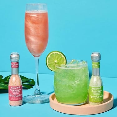 Thoughtfully Cocktails, Champagne Shimmer Gift Set, Add Shimmer to Champagne, Prosecco or Carbonated