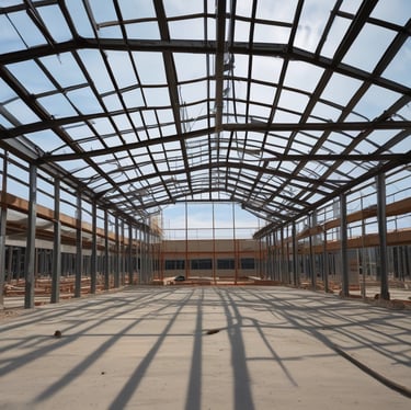 yellow and gray metal tower