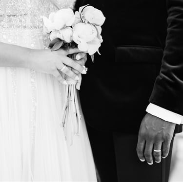 Elegant wedding ceremony detail in Provence — editorial, fine art wedding photography