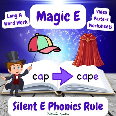 phonics rule silent e magic e