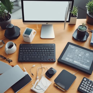 A close-up of a person reviewing financial documents on a desk.