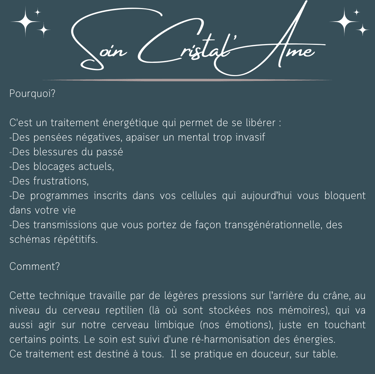 soin énergétique Cristal'Ame