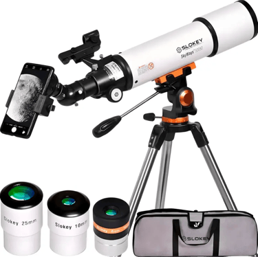 Slokey 50080 Telescopio Refractor 25x-250x para Niños y Principiantes 