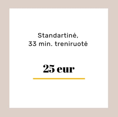 standartine neuroptimal treniruote kaina