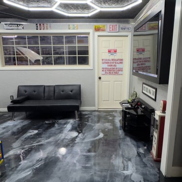 Cargo Collision Center waiting lobby