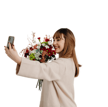 Adios dolor - Mujer con flores