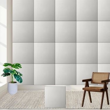 Minimalist White Wood Grain Ceramic Tile
