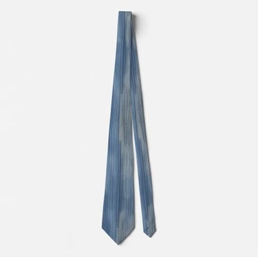 Denim Texture Neck Tie