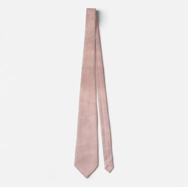 Dusty Rose Pink & Neutral Earth Tone Textured Neck Tie