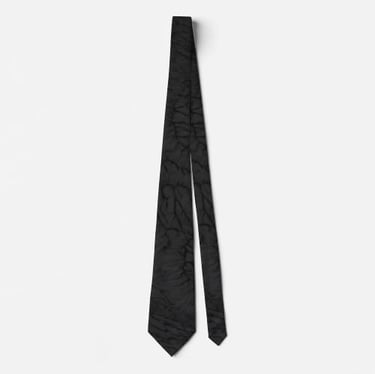 Unique Charcoal Pattern Neck Tie