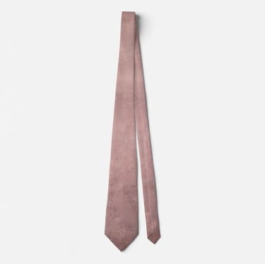 Blush Rustic Texture Neck Tie
