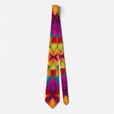 Kaleidoscope Burst Neck Tie