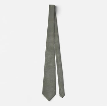 Textured Grey Green Neck Tie