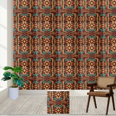 Artisan Style Southwestern Pattern Tile