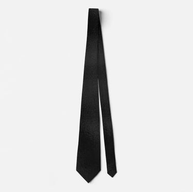 Black Frosted Glass Texture Neck Tie