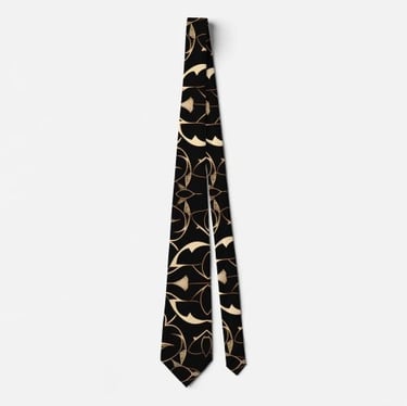 Classy Formal Black Boho Tie Stylish Neck Tie