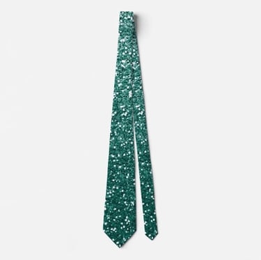 Bold Ombre Glitter Neck Tie