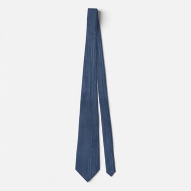 Chambray Denim Inspired Neck Tie