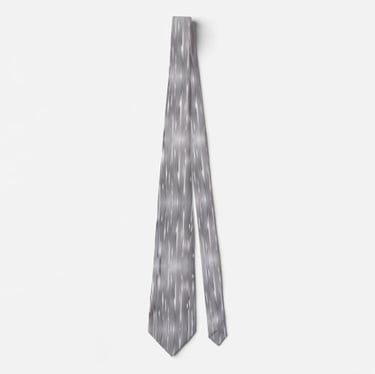 Elegant Silver Shimmering Tie Wedding Neck Tie