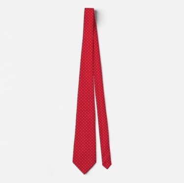 Classic Red Polka Dot Neck Tie