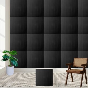 Elegant Black Velvet Texture Ceramic Tile