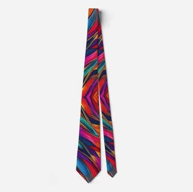 Luminescent Spectrum Neck Tie