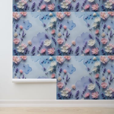 Chic Botanical Bliss Peel and Stick Wallpaper