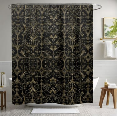 Premium Boho Shower Curtain