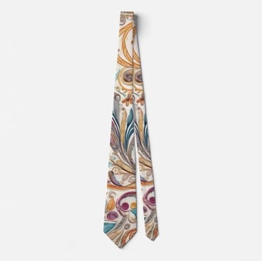 Colorful Boho Neck Tie