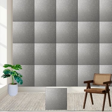 Silver Glitter Sprinkle Decorative Ceramic Tile