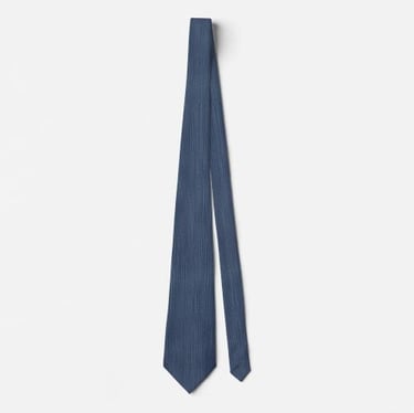 Rustic Denim Pattern Neck Tie